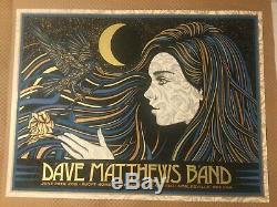 Dave Matthews Band Poster N2 NOBLESVILLE/Deer Creek TODD SLATER SOLD OUT #Mint