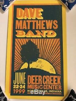 Dave Matthews Band Poster NOBLESVILLE IN 1999 Deer creek