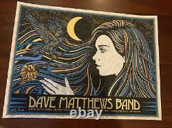 Dave Matthews Band Poster Noblesville AP Signed And Numbered #/50 Rare