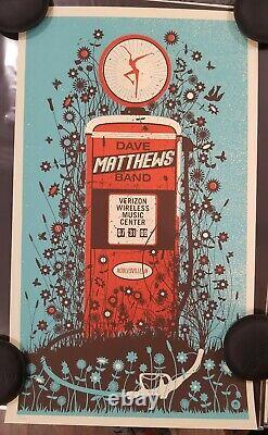 Dave Matthews Band Poster Noblesville, IN 2009 Numbered
