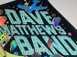Dave Matthews Band Poster Nutter Center Dayton OH 2022 #'d X/10 Silkscreen FOIL