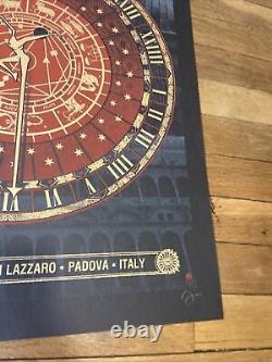 Dave Matthews Band Poster Padova Italy 2010 Signed Mint Rare Fire dancer