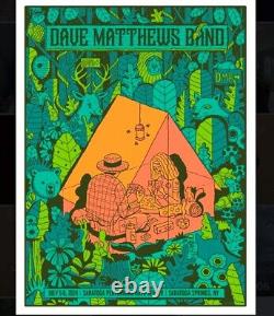 Dave Matthews Band Poster SPAC Weekend Event 2024 Methane Saratoga Camping