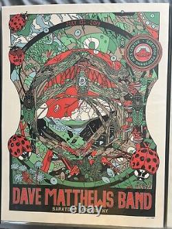 Dave Matthews Band Poster Saratoga Springs NY 7/13/2019