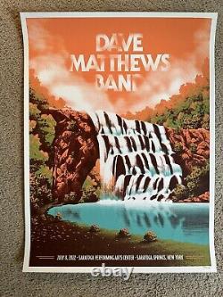 Dave Matthews Band Poster Saratoga Springs (SPAC) Horse Waterfall DKNG -SOLD OUT