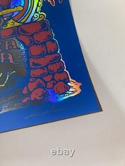 Dave Matthews Band Poster Savannah Enmarket Arena 2023 #'d X/50 Silkscreen FOIL