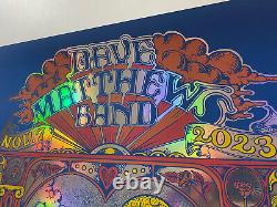 Dave Matthews Band Poster Savannah Enmarket Arena 2023 #'d X/50 Silkscreen FOIL
