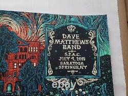 Dave Matthews Band Poster Signed/#80 July 4th, 2015 EADS Saratoga Springs, NY