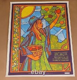 Dave Matthews Band Poster Signed/Numbered By Artist Franklin TN 2021 Pilgrimage