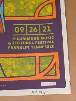 Dave Matthews Band Poster Signed/Numbered By Artist Franklin TN 2021 Pilgrimage