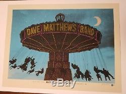 Dave Matthews Band Poster Summerfest 7/2/2014 Milwaukee, WI. SIGNED #ed/875 MINT