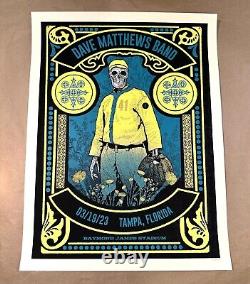 Dave Matthews Band Poster Tampa 2023 Innings Festival Methane Studios #/600
