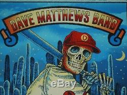 Dave Matthews Band Poster Tempe Arizona Innings Fest Methane Studios 2/29 2020