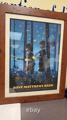 Dave Matthews Band Poster The Gorge 9/1/2013 Fireflies Mint Methane