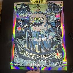 Dave Matthews Band Poster The Gorge, WA 2023 Sunday By Jim Mazza Rainbow Foil