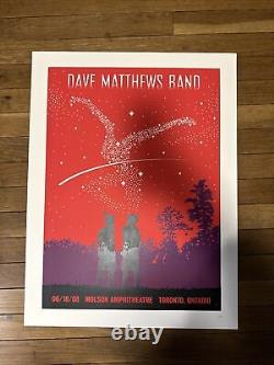 Dave Matthews Band Poster Toronto 2008-6-18 Concert AP Rare Methane