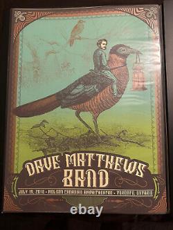 Dave Matthews Band Poster Toronto Canada 7/19/18