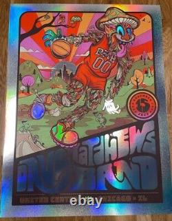 Dave Matthews Band Poster United Center Fall 2022 Chicago 18x24 FOIL VARIANT