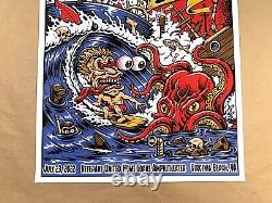 Dave Matthews Band Poster Virginia Beach 2022 Jimbo Phillips EMBOSSED #/850