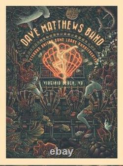 Dave Matthews Band Poster Virginia Beach 8/28/21