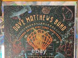 Dave Matthews Band Poster Virginia Beach, VA 8/28/21 Oil Slick Foil Signed AP