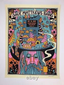 Dave Matthews Band Poster Walmart Rogers AR 21 Methane Studios SIGNED! Official