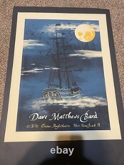 Dave Matthews Band Poster West Palm Beach 7/31/2010