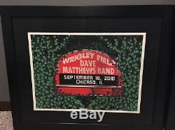 Dave Matthews Band Poster Wrigley Field Chicago Poster 2010 N1/N2 Set Methane