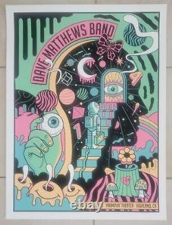 Dave Matthews Band Poster Yaamava Highland 2023 #252/595