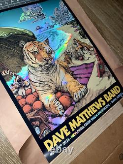 Dave Matthews Band RAINBOW FOIL Poster Tampa FL 5/22/24 #19/25