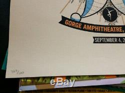 Dave Matthews Band RARE Poster'JOKER GEORGE' Gorge N1 2009