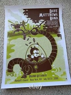 Dave Matthews Band Randalls Island July 30 2005 Concert Poster