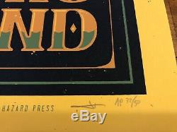 Dave Matthews Band Rare Ap Autograph Concert Poster Charlotte 2019 37/50