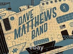 Dave Matthews Band Rare Concert Poster Huntsville Al 2022 #587/670