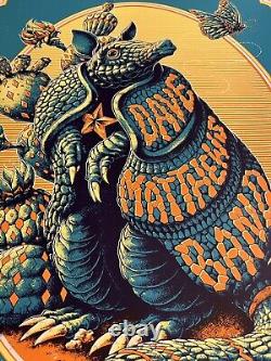 Dave Matthews Band Rare Concert Poster Woodlands Tx 2022 #56/1020