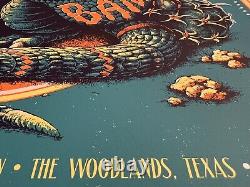 Dave Matthews Band Rare Concert Poster Woodlands Tx 2022 #56/1020