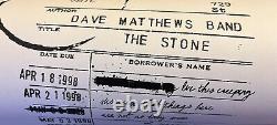 Dave Matthews Band Rare The Stone Song Series Poster #56/1600