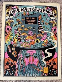 Dave Matthews Band Rogers AR 10.13.21 Screen Print Poster 40/675 methane Withseal