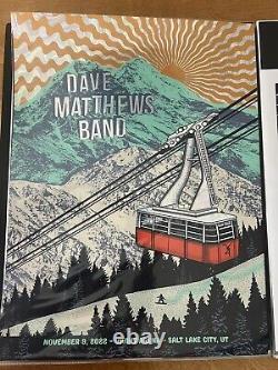 Dave Matthews Band SLC Poster Status Serigraph SWIRL FOIL LE