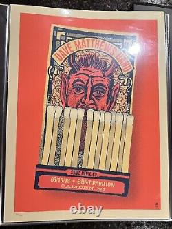 Dave Matthews Band Show Poster 6/15/2018 Camden NJ #/980 Methane BB&T Pavilion