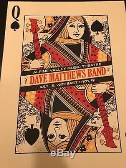 Dave Matthews Band Show Poster Alpine Valley 7/18/09