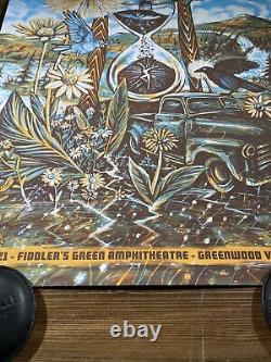 Dave Matthews Band Show Poster Greenwood Village CO 10/9/21 By Zeb Love AP X/60