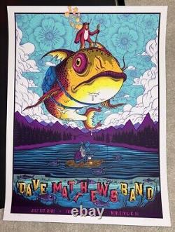 Dave Matthews Band Show Poster Noblesville, IN 7/1/23 Mazza AE