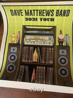 Dave Matthews Band Summer 2021 TOUR Poster DMB Methane Studios #1017/2000