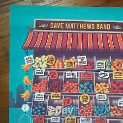 Dave Matthews Band Summer 2022 Tour Poster DKNG DMB IN HAND