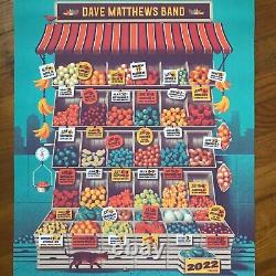 Dave Matthews Band Summer 2022 Tour Poster DKNG DMB IN HAND