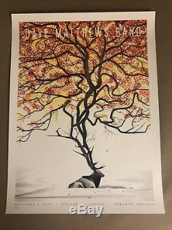 Dave Matthews Band TORONTO 2012 DKNG Very Rare Mint Show Edition