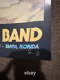 Dave Matthews Band Tampa FL Print Foil Signed And Numbered 16/25 By Dave Kloc