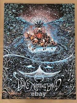 Dave Matthews Band Tampa Poster Miles Tsang Matching Number Set Gid Dawn Variant