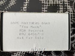 Dave Matthews Band Too Much Media Promo VHS Tape RCA Records